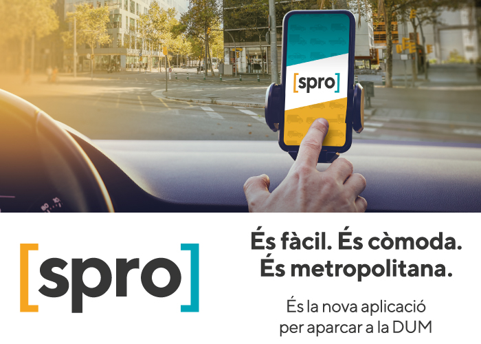 SPRO, la nova app per estacionar a la DUM de Barcelona i l’Àrea Metropolitana