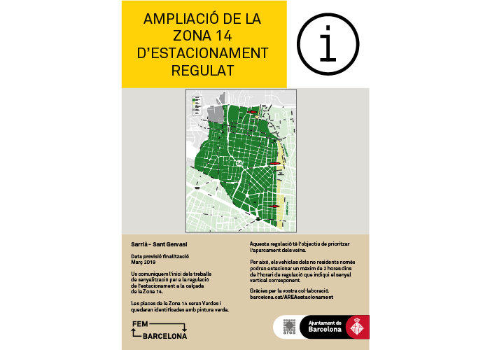 Ampliació Zona 14 Ampliació Zona 14