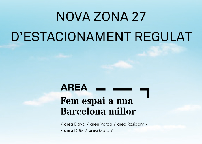 Nova zona d’estacionament regulat al Districte de Sant Martí