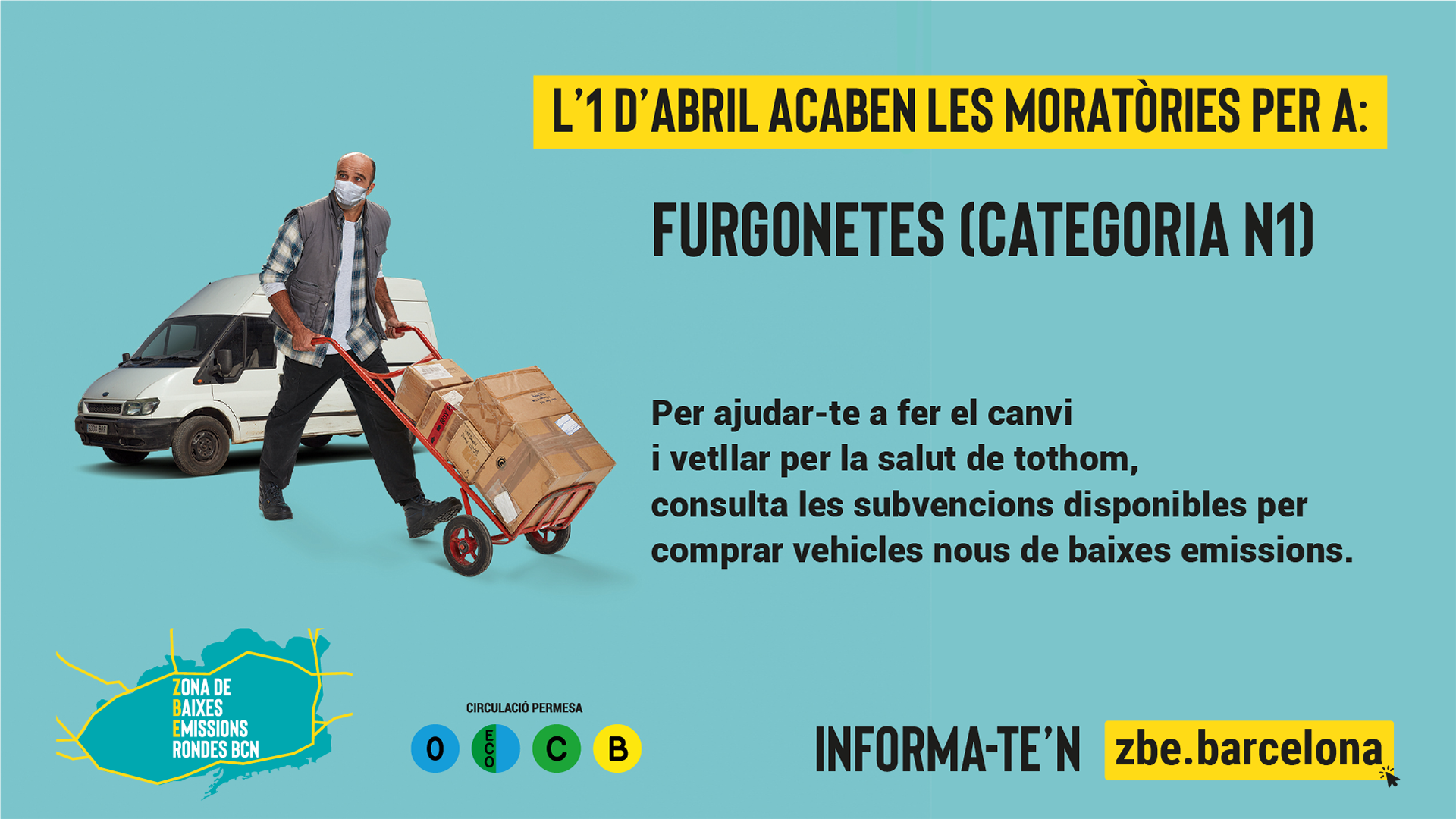 L'1 d'abril finalitza la moratòria per a furgonetes