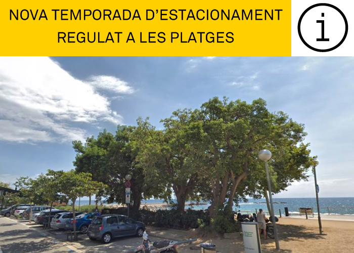 L'estacionament regulat a la zona de platges inaugura la seva temporada