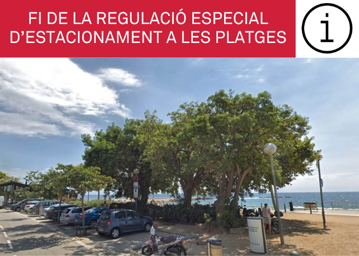 L'estacionament regulat a la zona de platges finalitza la temporada 2025 L'ESTACIONAMENT REGULAT A LA ZONA DE PLATGES FINALITZA LA TEMPORADa