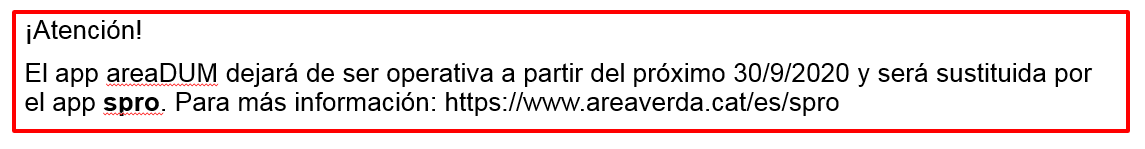 Aviso final areaDUM