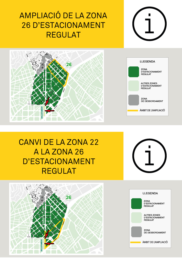 Ampliació de l’estacionament regulat als Districtes de Nou Barris i Sant Andreu