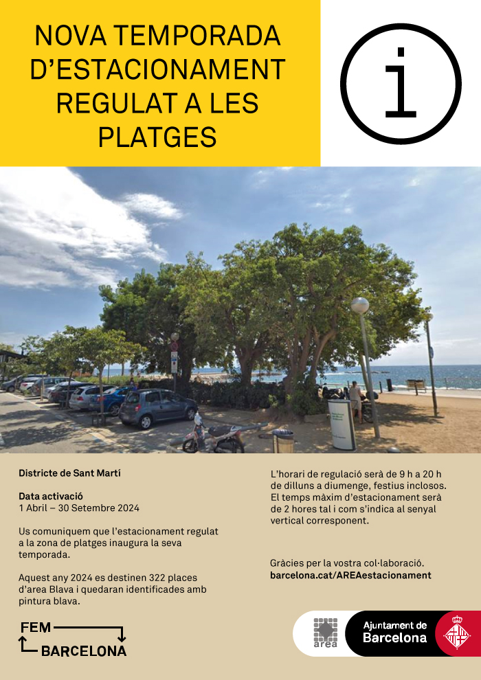 El estacionamiento regulado en la zona de playas inaugura su teporada